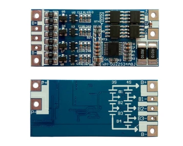 Плата BMSPCM 4S Li-Ion WH-5022S34A8J (2.7-4.25V, 8~25A, балансировка, симметрия)