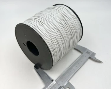 На катушке Медный провод 26AWG 300м 0,14 кв.мм (30*0,08мм) (белый, UL3135) LFW-26W в мягкой силиконовой изоляции